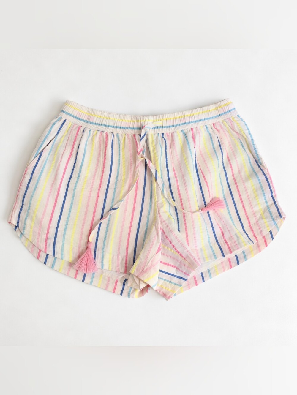 Vineyard Vines Multicolor Stripe Seersucker Pull-on Shorts